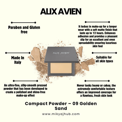 ALIX AVIEN COMPACT POWDER-P09 - GOLDEN SAND