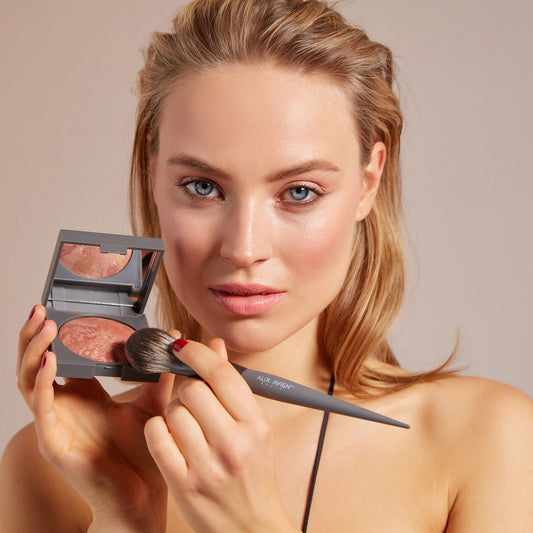 ALIX AVIEN BAKED BLUSH - 101 Marble Peach