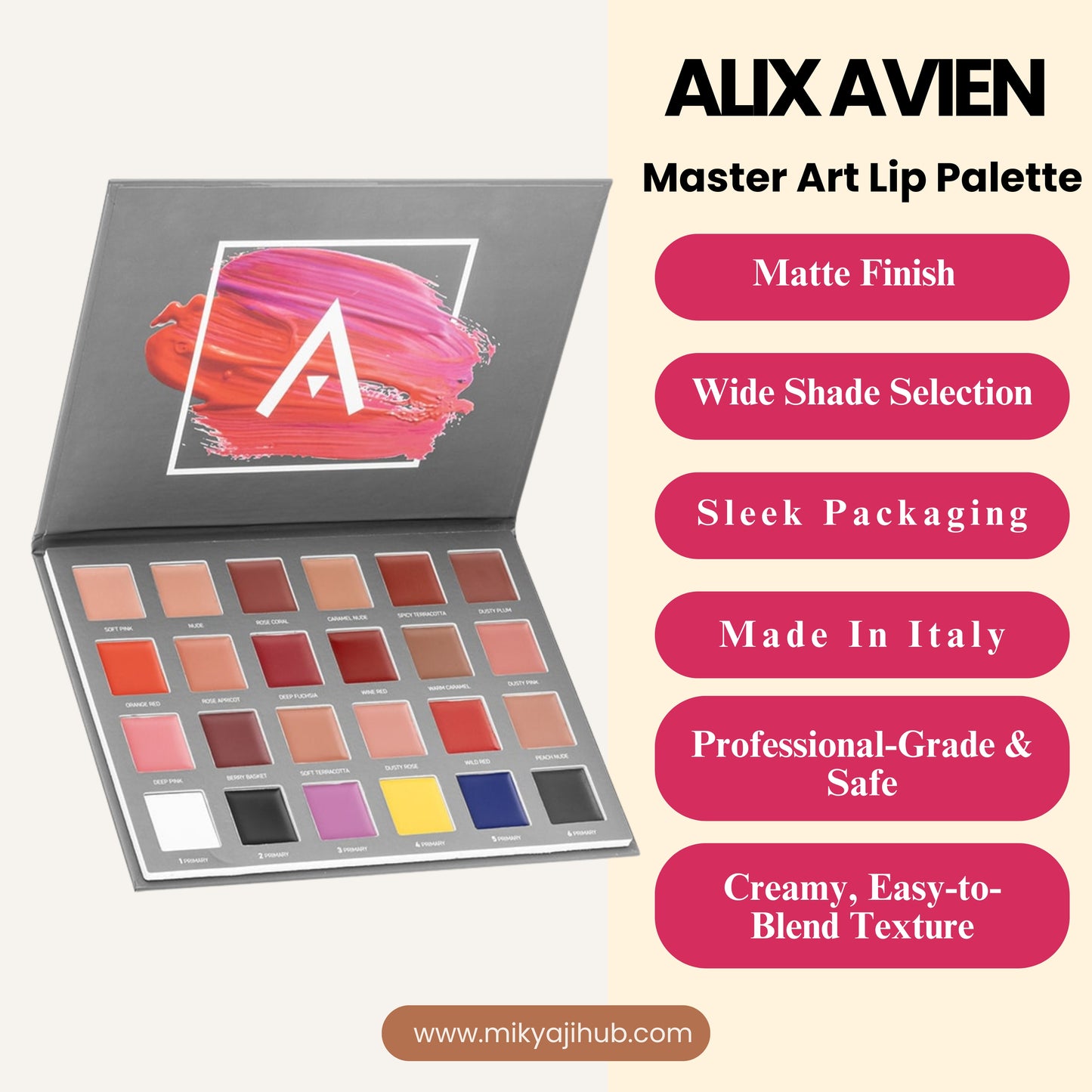 Master Art Lip Palette