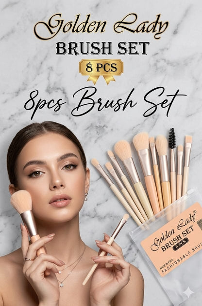 Golden Lady 8 pcs Brusher Set