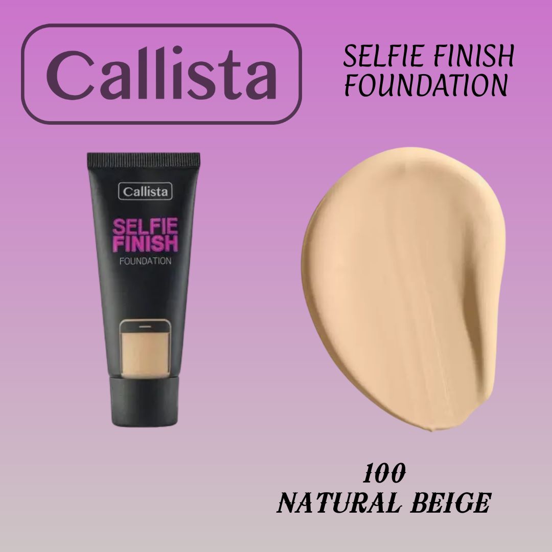 Callista Selfie Finish Foundation 100 Natural Beige