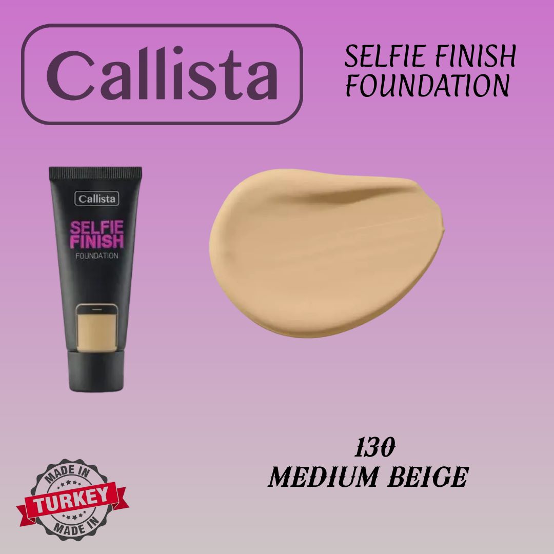 Callista Selfie Finish Foundation 130 Medium Beige