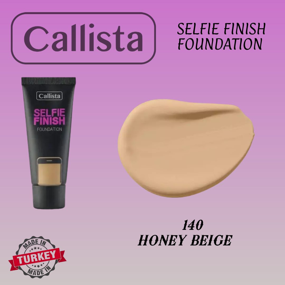 Callista Selfie Finish Foundation 140 Honey Beige
