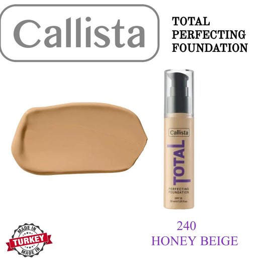 Callista Total Perfecting Foundation 240 Honey Beige