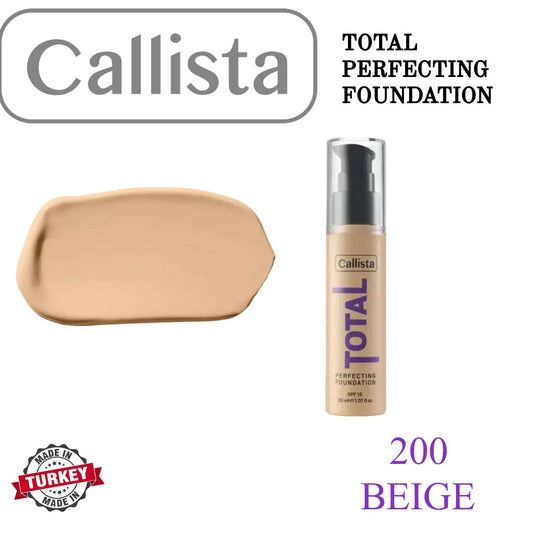 Callista Total Perfecting Foundation 200 Beige