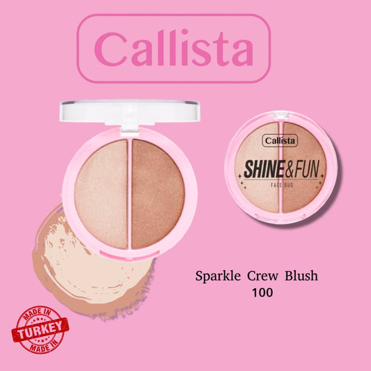 Callista 100 Sparkle Crew Blush