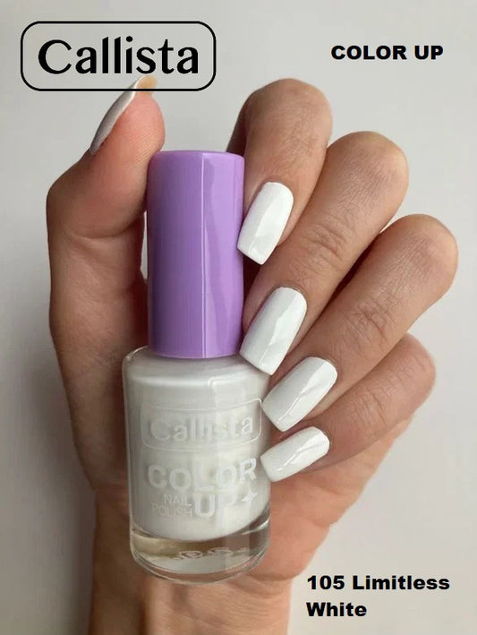 Callista Nail Polish 105 Limitless White