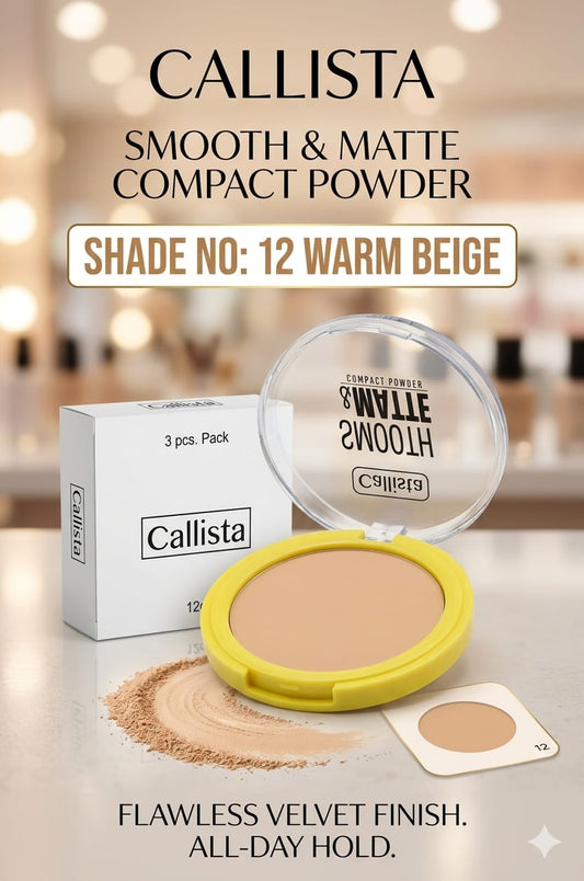 Callista Compact Powder 12 Warm Beige