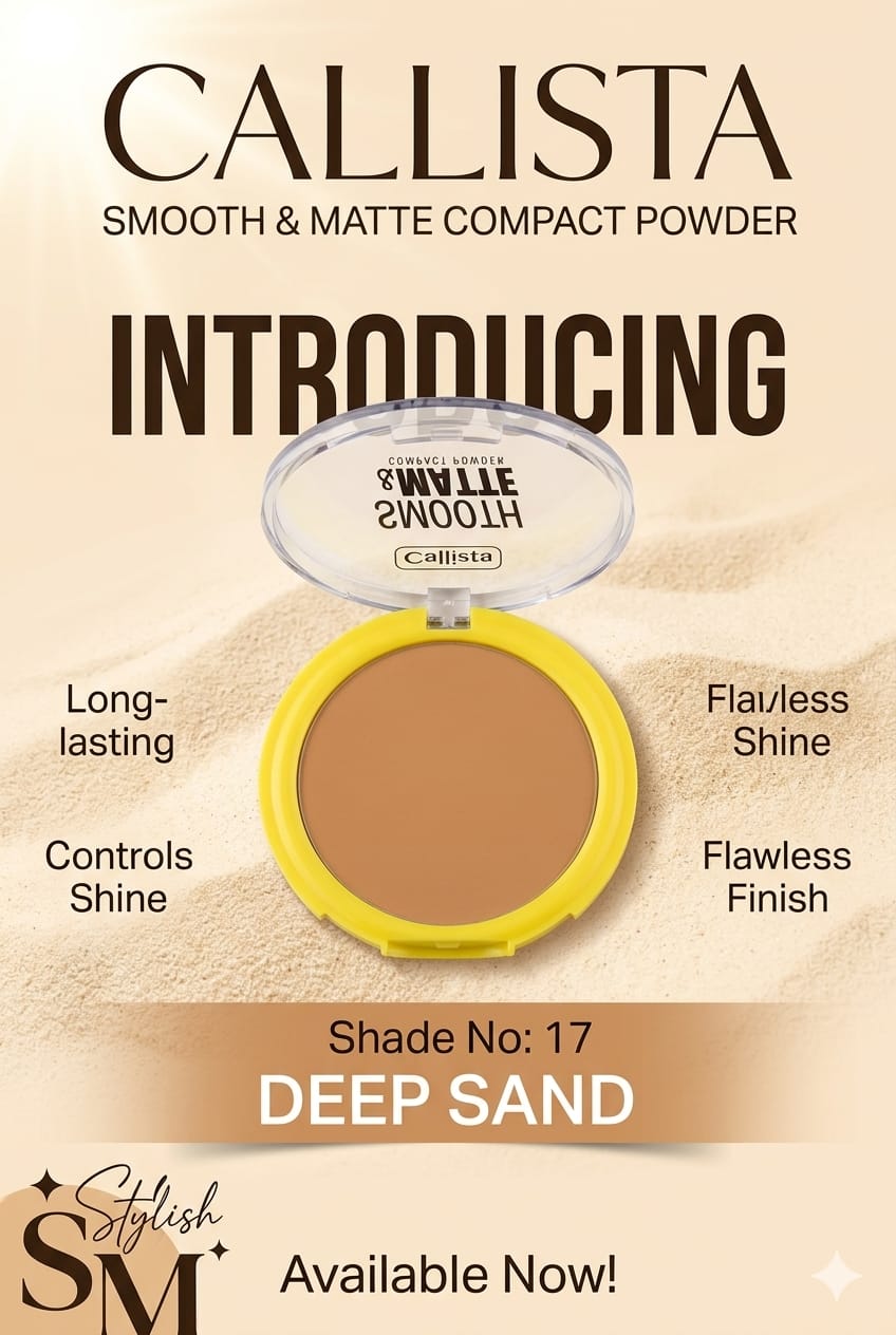 Callista Compact Powder 17 Deep Sand