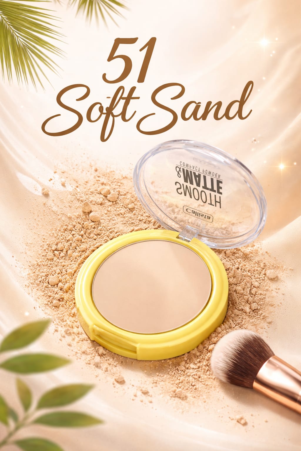 Callista Compact Powder 51 Soft Sand