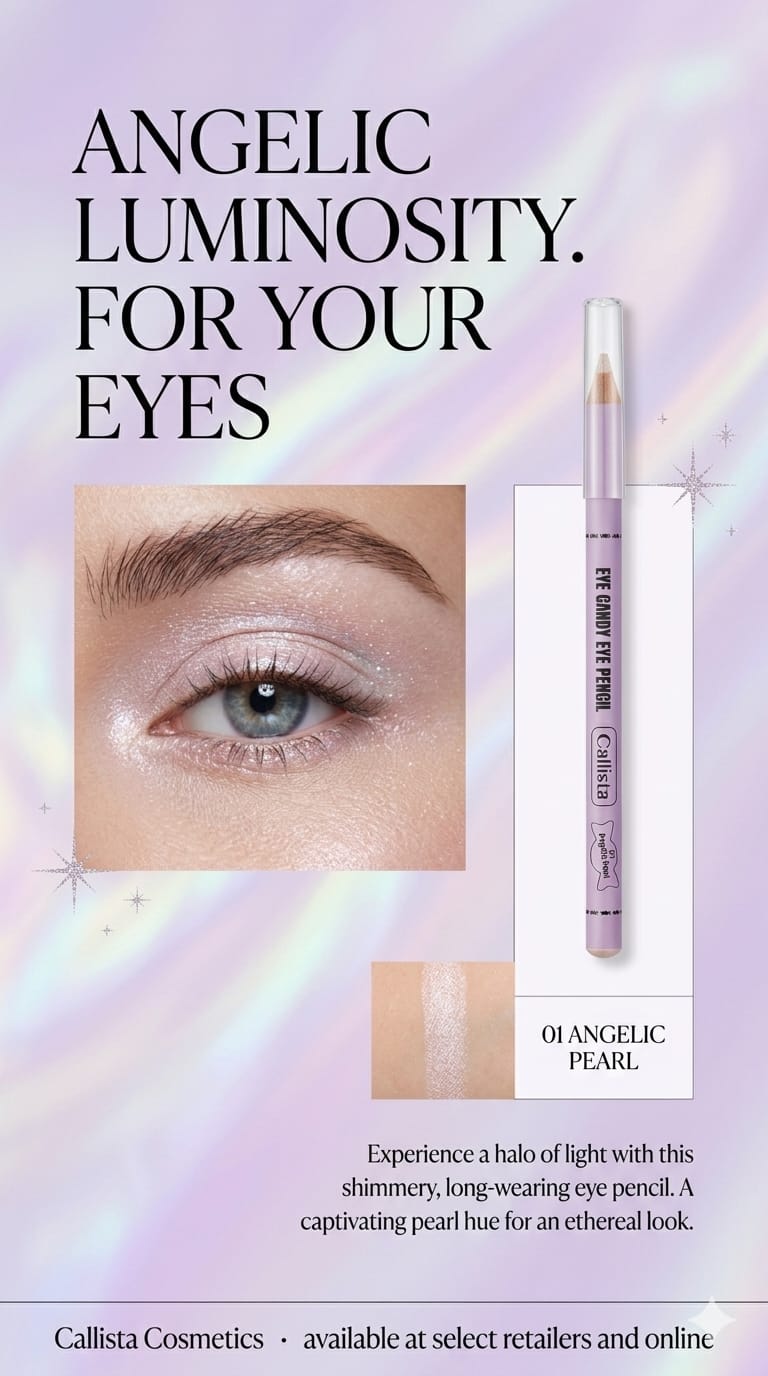Callista Eyecandy Eye Pencil 01 Angelic Pearl
