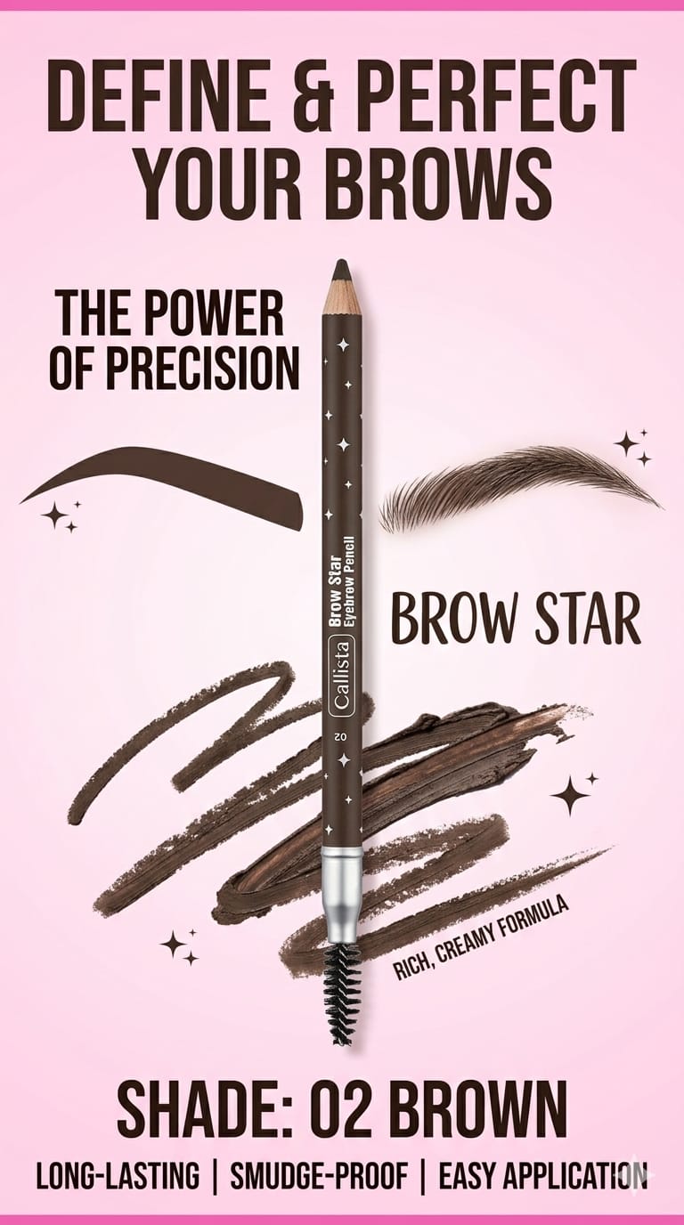 Callista Eyebrow Pencil 02 Brown