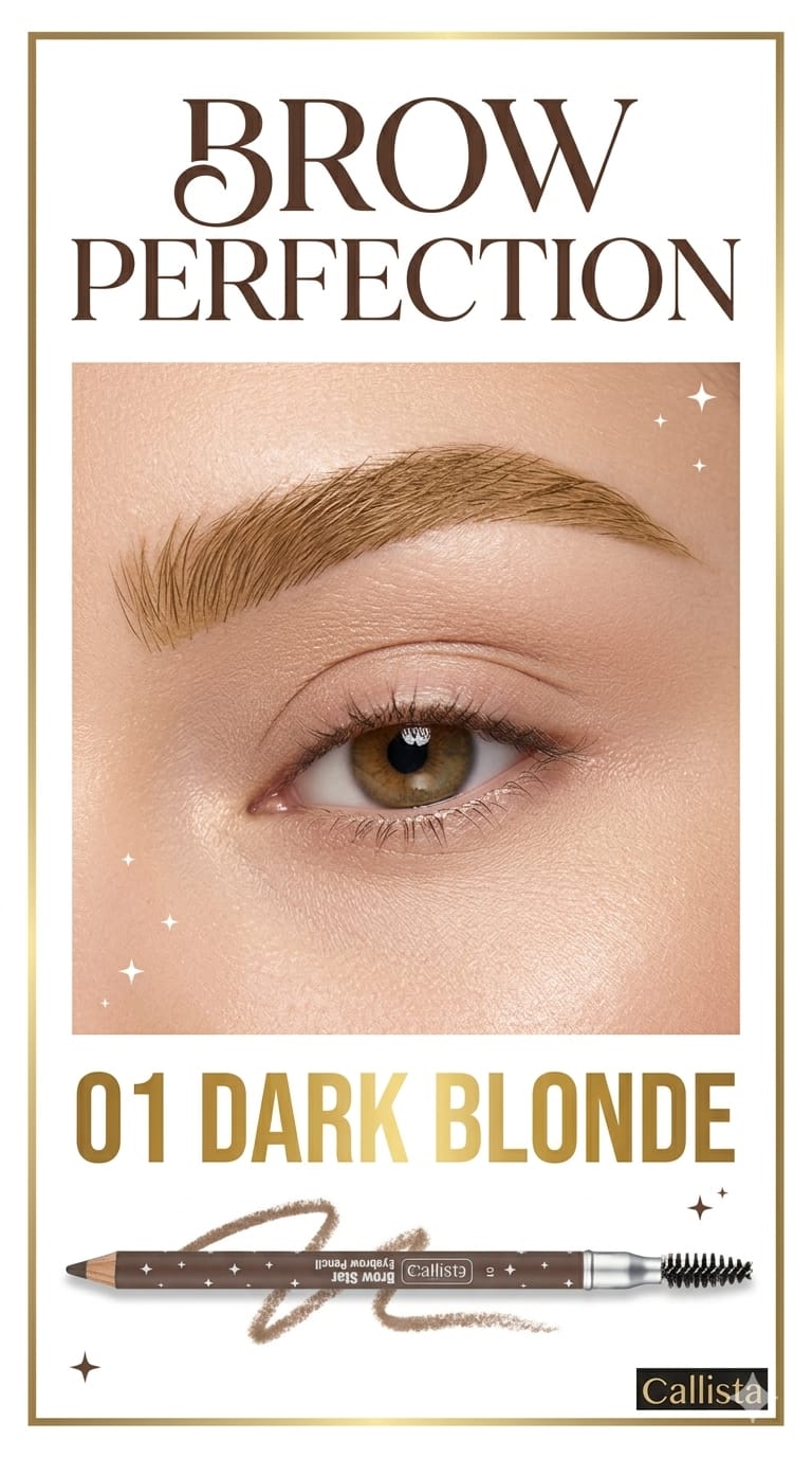 Callista Eyebrow Pencil 01 Dark Blonde