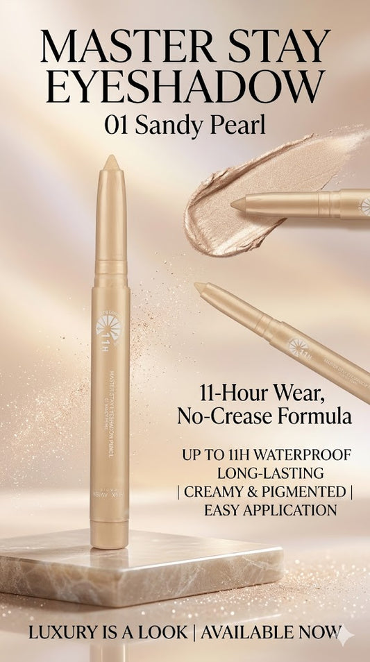 Master Stay Eyeshadow 01 Sandy Pearl
