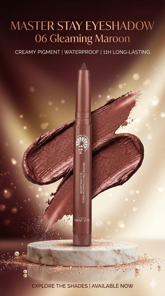 Master Stay Eyeshadow 06 Gleaming Maroon
