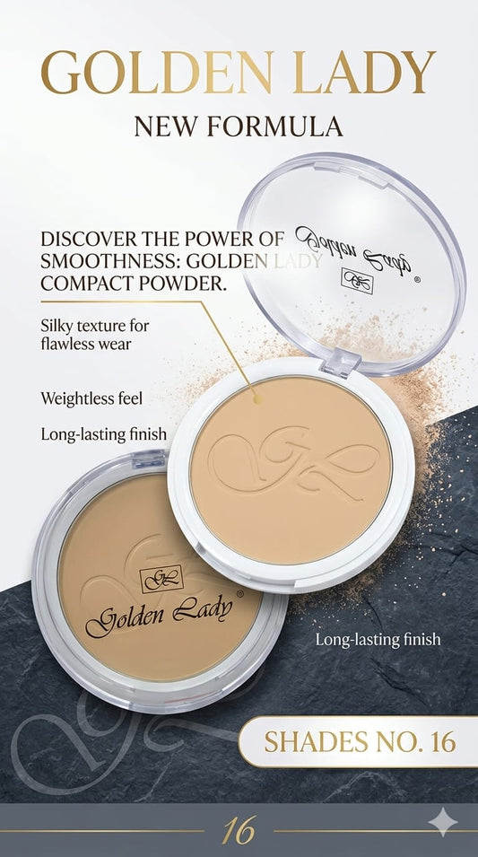 Golden Lady Compact Powder 16
