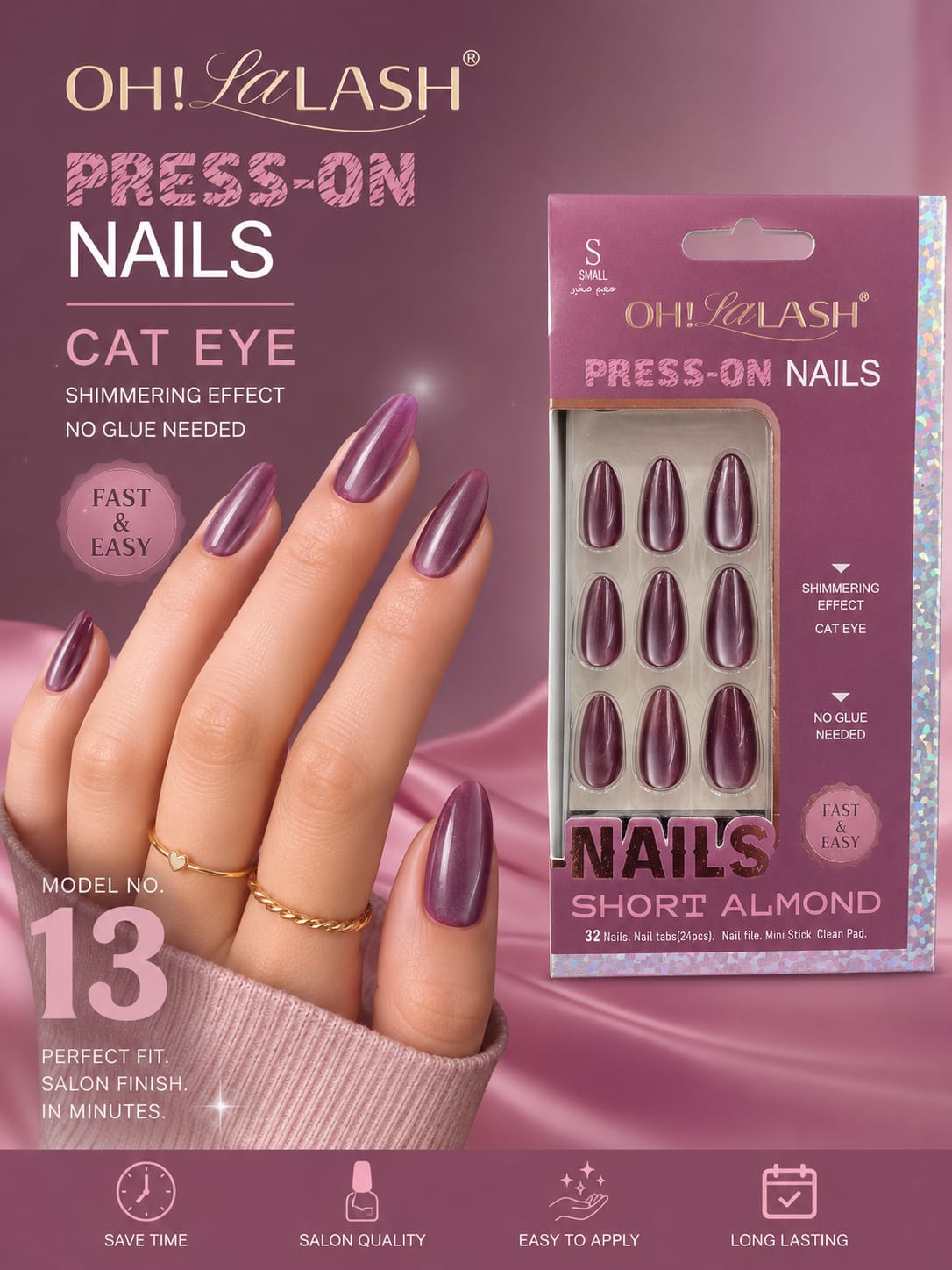 Press-on Nails Shade no.13