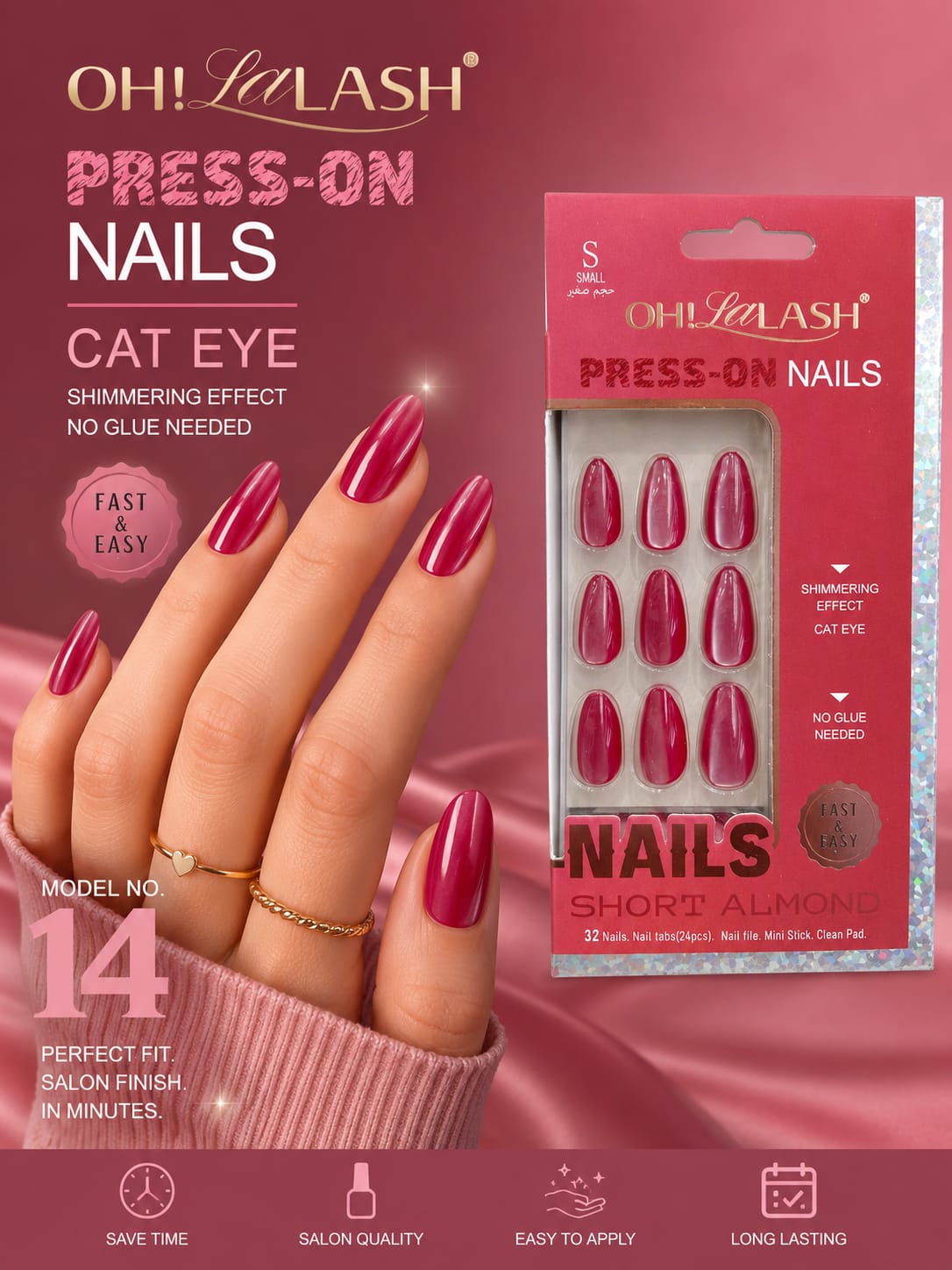 Press-on Nails Shade no.14