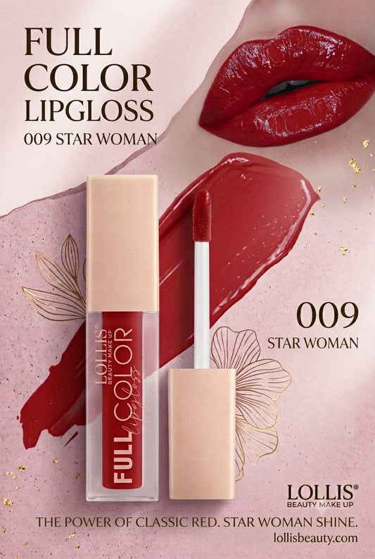Full Color Lip Gloss - 009 Star Women