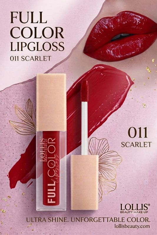 Full Color Lip Gloss - 011 Scarlet