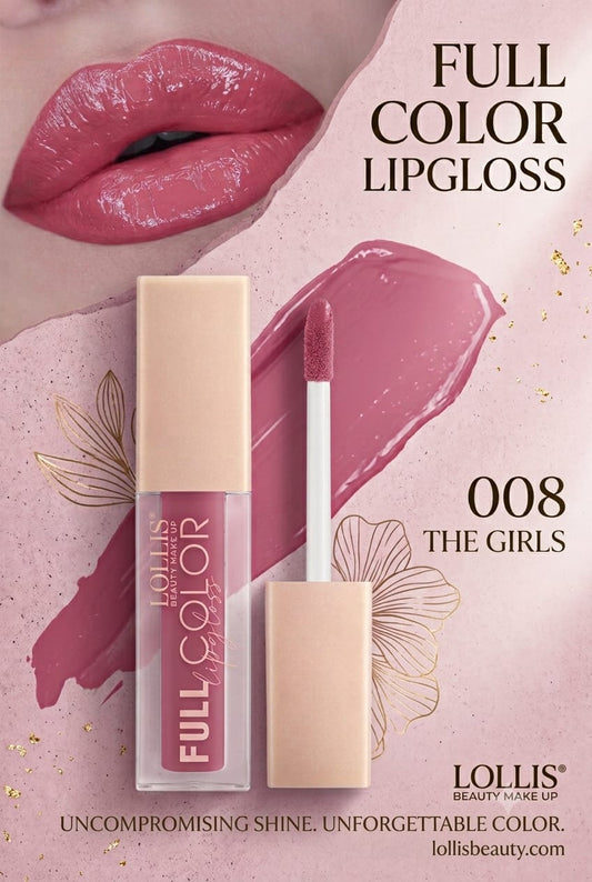 Full Color Lip Gloss - 008 The Girls