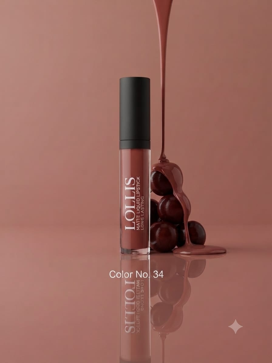 Lollis Matte Liquid Lipstick - 34