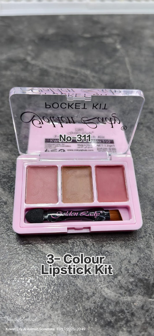 3-Color Lipstick kit 311