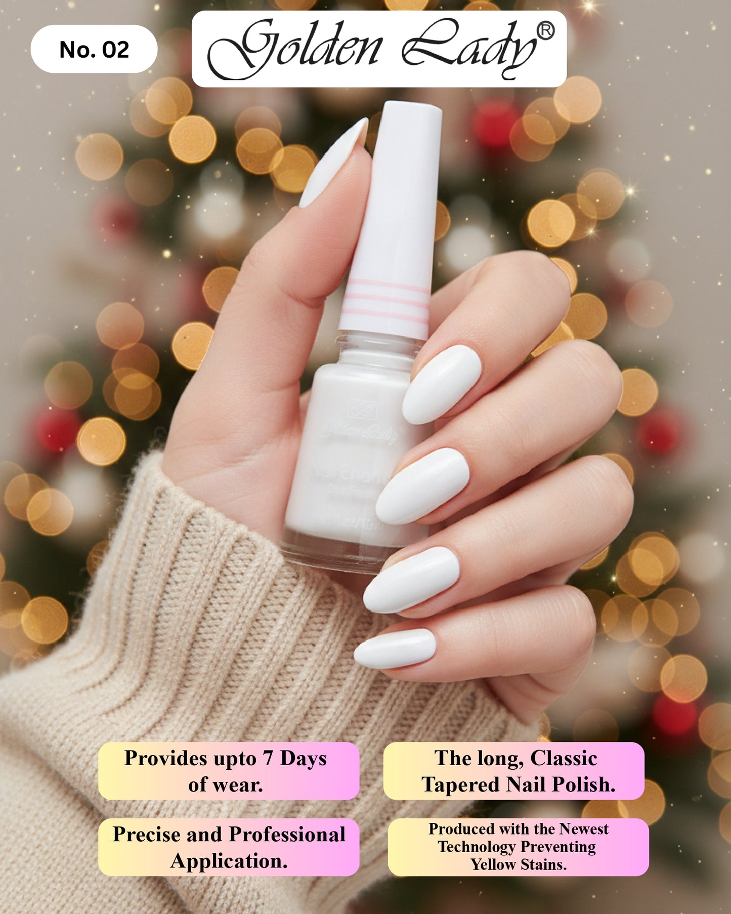 Golden Lady Nail Polish 02