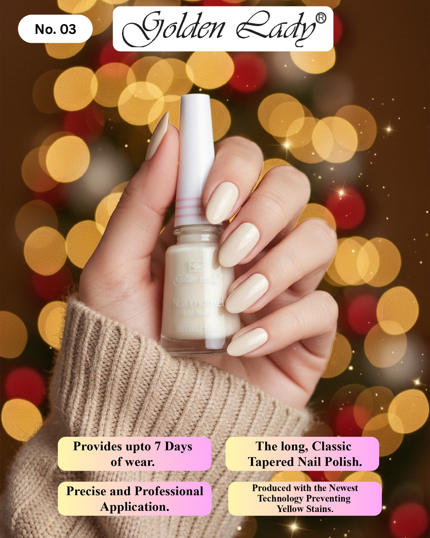 Golden Lady Nail Polish 03