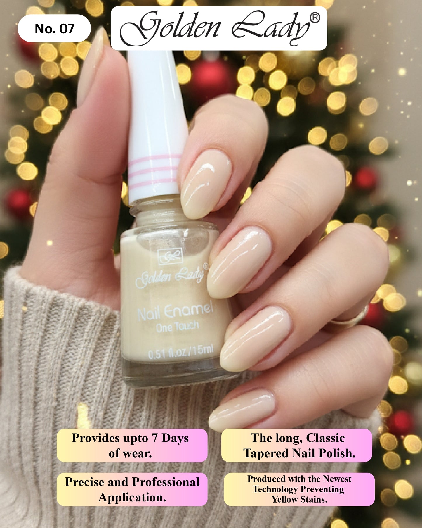 Golden Lady Nail Polish 07