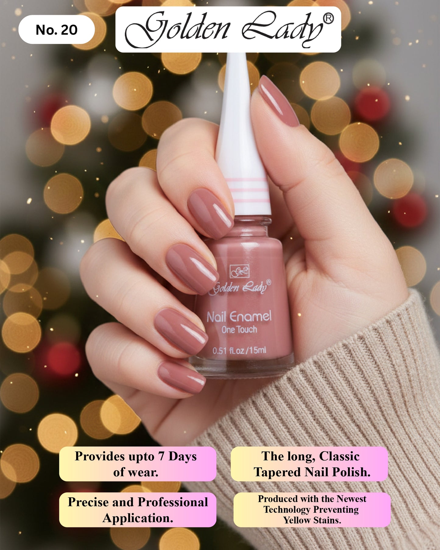 Golden Lady Nail Polish 20