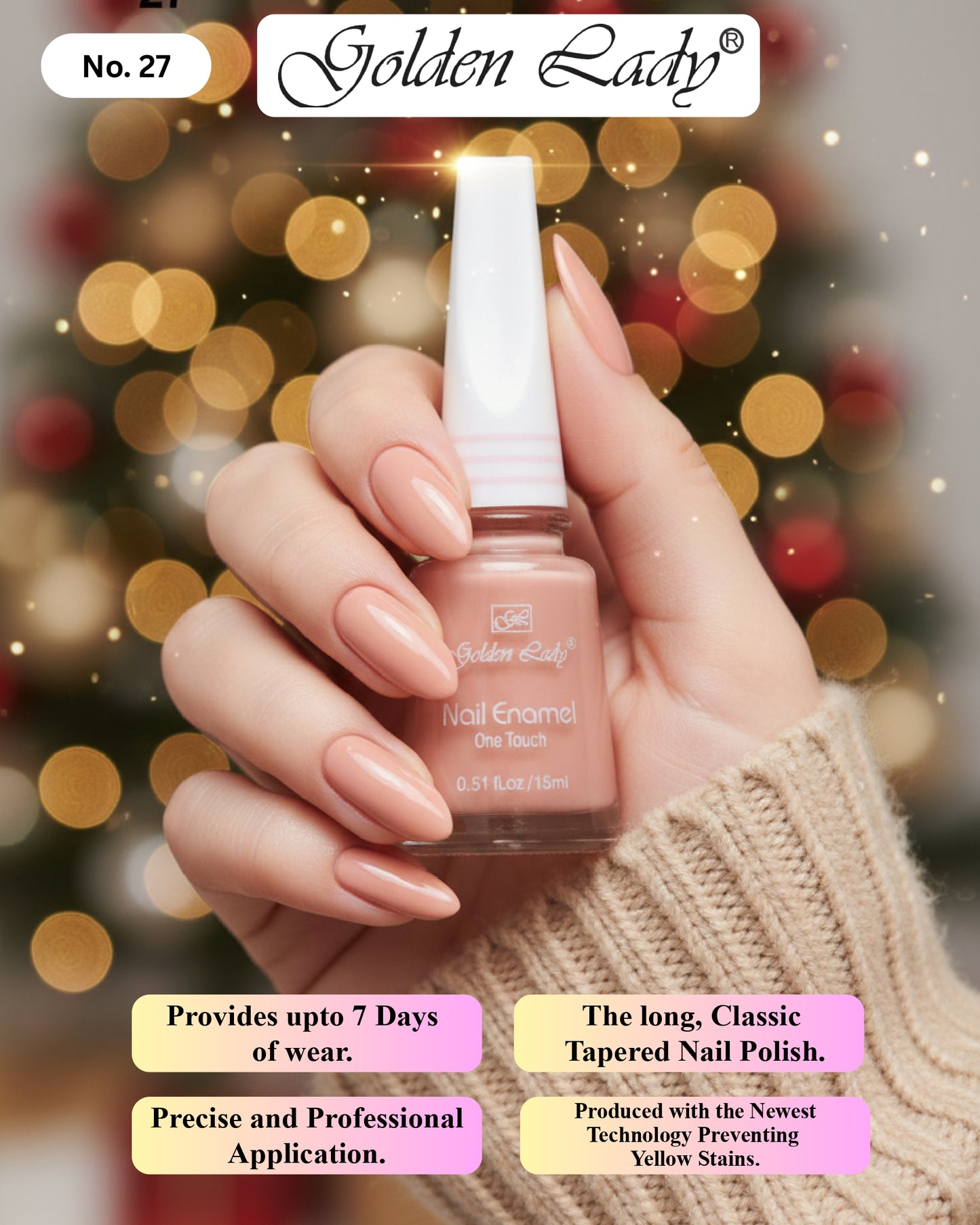 Golden Lady Nail Polish 27