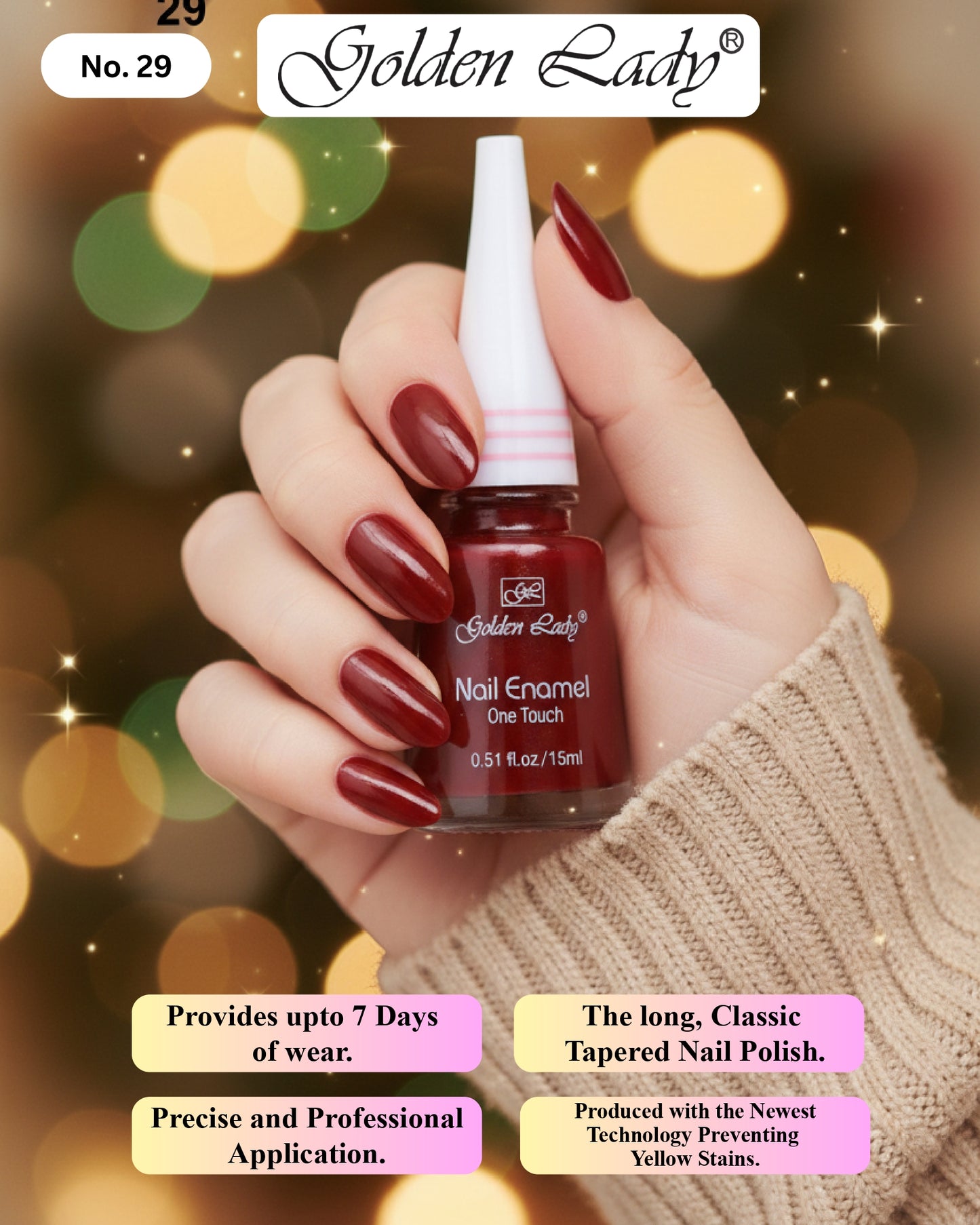 Golden Lady Nail Polish 29