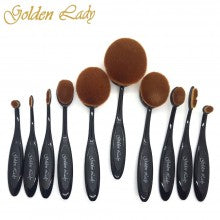 Golden Lady Brush Set 10 Pcs